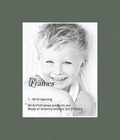 11x17 Olive / Forest Green Custom Mat for Picture Frame with 7x13 opening size (Mat Only, Frame NOT Included)