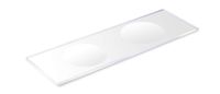 American Educational Glass Microscope Slides, Double Cavity, 76.2mm Length x 25.1mm Width (Box of 144)