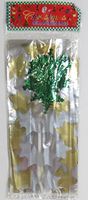 Christmas Treat Bags with Twist Ties - Cellophane Bags (80 Gold Silver Stars Treat Bags)