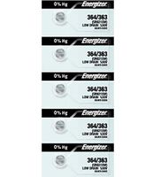 Energizer 364-363 1.55v #364/363 Low-drain Battery (SR621SW) Pack of 5 Batteries.