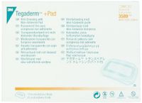3M Tegaderm +Pad Film Dressing with Non-Adherent Pad 3589, 100 Pieces (Pack of 4)