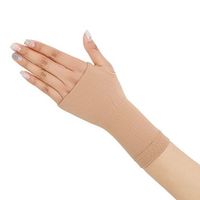 Black/Skin Wrist Support Compression Sleeve Palm Hand Brace for Carpal Tunnel (XXL, Skin)