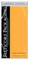 Flexicore Packaging Apricot Orange Gift Wrap Tissue Paper XL | Size: 20 Inch X 30 Inch | Count: 10 Sheets | Color: Apricot