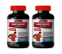Joint Support Supplements Natural - Joint Matrix Complex 2170MG - Premium Dietary Supplement - glucosamine Tablets for Women - 2 Bottles 180 Tablets