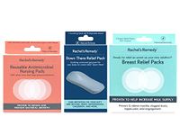 Rachel's Remedy, The Whole Kit & Caboodle, Complete Relief Essentials - Down There Relief Pack, Antimicrobial Nursing Pads, Breast Relief Pack
