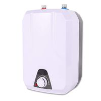 110V Electric Water Heater Kitchen Household Electrical 8L Huge-Tank Hot Water for Kitchen Washing Faucet 1500W, IPX4 Water-Proof Level
