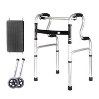 Drive Medical Can Sit Walker for The Elderly Folding Crutches Assisted Walkers Disabled Walker Armrests Walking Old Walker Booster Aalking Aids