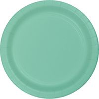 Creative Converting 324478 Touch of Color 96 Count Dinner/Large Paper Plates, Fresh Mint