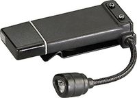 Streamlight 61125 ClipMate USB Rechargeable Clip-On Light with Black/White/Red LED - 70 Lumens