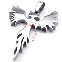 Jewelry Accessories Animal Phoenix Necklace Stainless Steel Personality Woman Cute For gift Pendant Jewerly Women Aesthetic Fashionable Womens Accessory