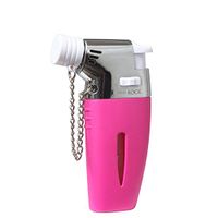 GuangFa Handheld Mini 862 Butane Torch Lighter Windproof Refillable Gas Steel Adjustable Flame 1300°C/2500°F for Kitchen Cooking Cigar Light BBQ Welding (Rose)