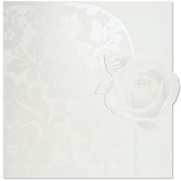 Creamy Rose Christening Invitations - Set of 20
