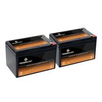 12V 12AH Hoveround Activa Wheelchair Replacement Battery - 2PK