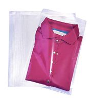 100 pcs 10" x 13" 2 MIL Self Seal Clear Cello OPP's Clear Resealable Plastic Poly Bags - Perfect for Packaging Clothing, Shirts