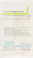 Dermarite Industries Comfort Foam Border, 2"x5, 10 Count