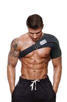 Shoulder Brace with Pressure Pad for Hot or Cold Pack, Light, Breathable Neoprene, Shoulder Support and Stability for Rotator Cuff, Dislocated AC Joint, Shoulder Pain, Adjustable Shoulder Compression