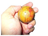 Jet Lovely Yellow Jasper Jade Crystal Ball Sphere Genuine Original Authentic Usui Engraved 45 mm - 50 mm Gemstone Free Booklet Crystal Therapy Image is JUST A Reference.