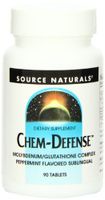 Source Naturals Chem-Defense Peppermint, Synergistic Nutrient Blend,90 Tablets