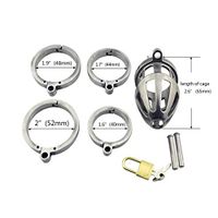 Hollow Sturdy Stimulating Belt Accessories, Comfortable Sleek Toy for Relaxing Emotions, Best Toy for Men HAIWEHAO (Size : Ring 44mm)