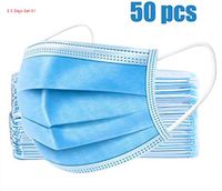 Disposable Safety Másks,50Pcs Breathable Multipurpose Strict Protective Tools Suitable for Beauty Salon Family, Disposable Dust Másks-Earloop Face Másks Outdoor Product Mouth Cover