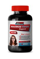 Vitamins for Eyes with Lutein and Bilberry - Maximum Vision Support 925MG - with Lutein - Bilberry Supplement - 1 Bottle 60 Capsules