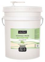 Bon Vital' Therapeutic Touch Massage Crème, Professional Massage Therapy Cream with Olive Oil to Repair Dry Skin & Soothe Sore Muscles, Full Body Moisturizer for Youthful Looking Skin, 5 Gallon
