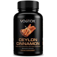 Organic Ceylon Cinnamon 120 Veggie Capsules - Healthy Blood Sugar Level Support Supplement - Powerful Anti-Inflammatory and Antioxidant - Non-GMO and Gluten Free - True Sri Lanka Cinnamon - 1200mg