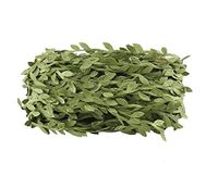 132 ft Creative Leaf Ribbon Artificial Green Leaves Hanging Plants Garlands Wreath Accessories DIY Decorative Home Wall Garden Rustic Wedding Party
