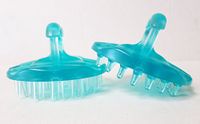 Body & Sole Shampoo and Scalp Toning Brush + Scalp & Body Massaging Brush (Pack of 2) - Set Includes 2 Different Brushes That Clean and Massage Scalp and Body, Helps Control Dandruff Too (Aqua Blue)