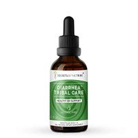 Diarrhea Tribal Care Tincture Alcohol-Free Extract, Organic Herbs BlackBerry Rubus Fruticosus, Chamomile Matricaria Recutita, Goldenseal Hydrastis Canadensis Healthy Digestion 2 oz