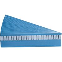 Brady SLF-E-PK Self-Laminating Vinyl (B-292), Black on White, Self-Laminating Solid Letters Wire Marker Card (25 Cards)