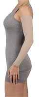 Juzo Dynamic Arm Sleeve 20-30 mmHg Long Length with Silicone Border (III, White)