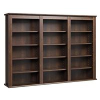 Prepac Triple Wall Mounted  Storage Cabinet, Espresso