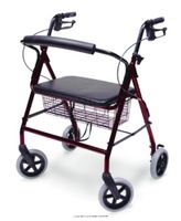 Walkabout Four-Wheel Imperial (Bariatric) Rollator, Bari Roltr Hemi Bur -Sp, (1 EACH, 1 EACH)