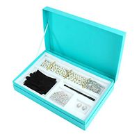Utopiat Exclusive Blue Gift Box with Soft Pink Satin Ribbons Inspired by BAT's (X-Large Rectangle)