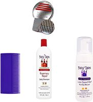 Fairy Tales Nits and Lice Prevention and Treatment Kit with Terminator Comb and Lice Treatment Mousse and Preventative Shampoo (32 oz)