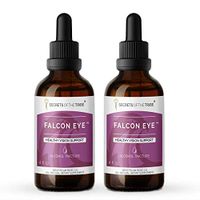 Falcon Eye Alcohol Extract Herbal Extract, Alcohol Bilberry, Eyebright, Ginkgo, Green Tea, Carrot, Grape. Tincture Glycerite Healthy Vision Support 2x4 OZ