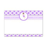 30 Blank Thank You Cards Notes Purple Fairy Pixie Girl Birthday Baby Shower + 30 White Envelopes