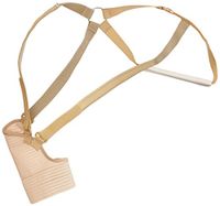 Rolyan Hemi Arm Sling II for Right Arm, Comfortable Shoulder Sling with Elastic Straps, Shoulder Immobilizer Support for Stroke, Tissue Injury, Surgery, or Ligament Strain, Medium Regular