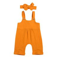 Summer Unisex Toddler Baby Clothes - vermers Newborn Infant Baby Girls Floral Print Romper Bodysuit Outfit Clothes Yellow