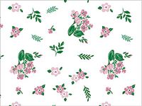 Fresh Mint Floral Print Design Gift Grade Tissue Paper Sheets - 15" x 20" Choose Package Amount (240)