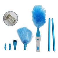 DUSTER Electric Feather Dusting Brush Cleaning Rotatable Dusting Brush 180 Degree Vacuum Cleaner Furniture Rack Cleaning Tool