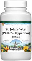 Extra Strength St. John's Wort (PE 0.3% Hypericin) - 450 mg (100 Capsules, ZIN: 512951) - 2 Pack