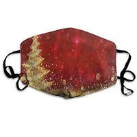 Face Mask Shining Christmas Tree Special Cycling Half Face Earloop Dust Mask for Woman