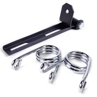 Frames & Fittings DWCX Motorcycle Heavy-Duty Spring Steel Solo Clip/Barrel Spring Bracket Mounting for Harley Chopper Bobber Dyna Seat Custom - (Color: Choice d)