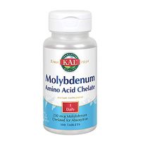 Kal 250 Mcg Molybdenum Chelated Tablets, 100 Count