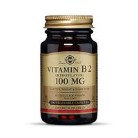 Solgar – Vitamin B2 (Riboflavin) 100 mg, 100 Vegetable Capsules