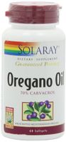 Solaray Oregano Oil 70% Carvacrol Supplement, 60 Count