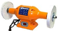 Lotus Analin 8" LONG SHAFTS 1HP H D TOP BENCH BUFFER POLISHER GRINDER CLEANER BENCH-TOP