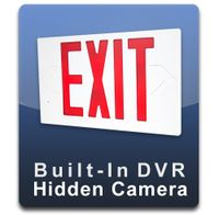 PalmVID DVR PRO Exit Sign Hidden Camera with Built-in DVR